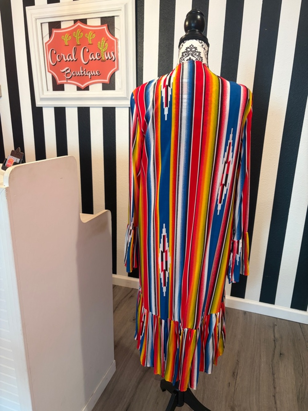 Lucky & Blessed Multicolor Serape Duster - Picture 4 of 4